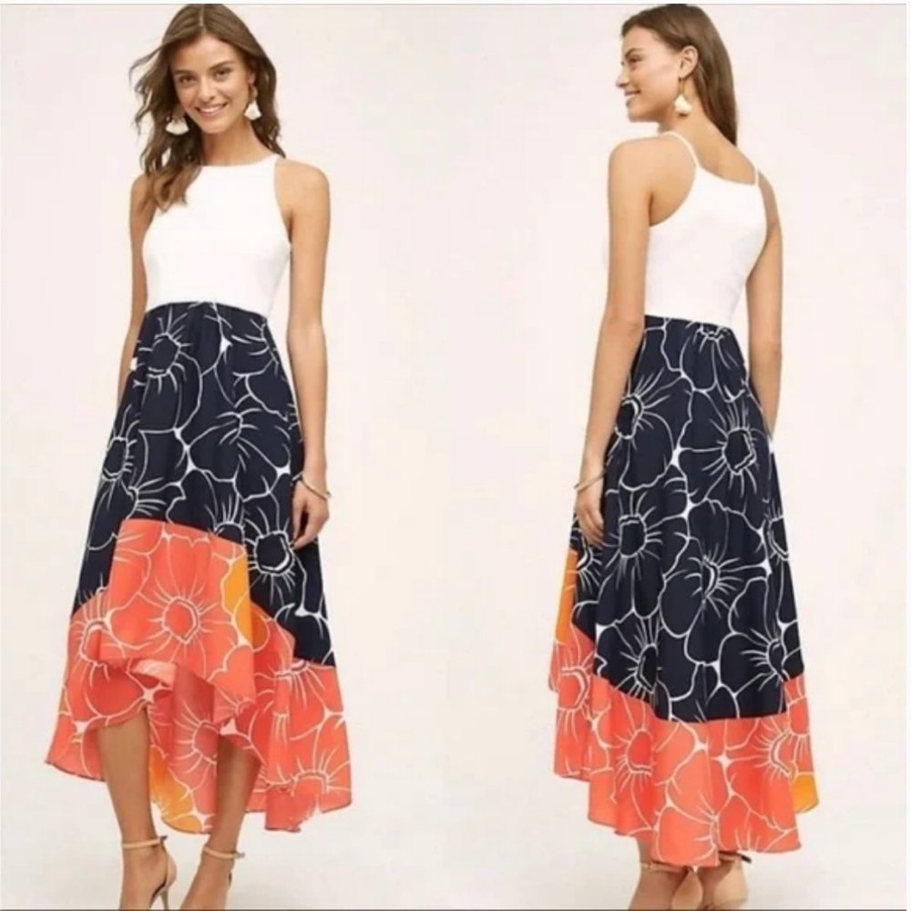 Anthropologie Hutch High-low Dress Size L